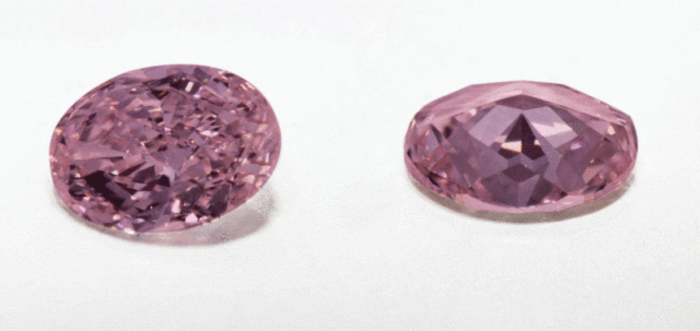 Replica of the fictional Pink Panther diamond