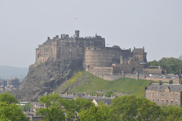 Edinburgh Castle. Author:morebyless CC by 2.0
