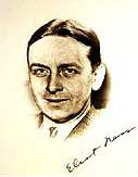 Signed drawing by Eliot Ness