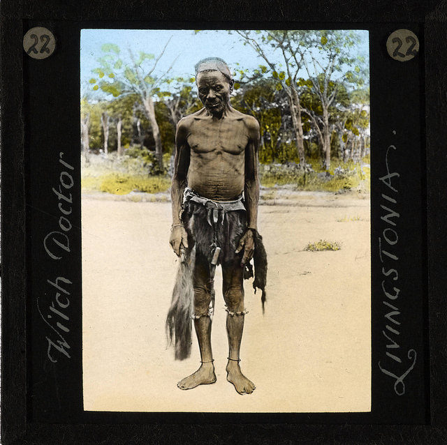 Witch Doctor, Malawi, ca.1895 Author:Ashley Van Haeften CC BY-SA2.0