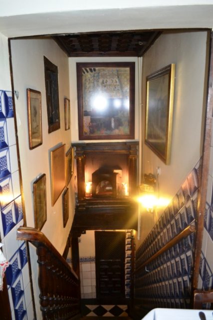 Stairway to third floor