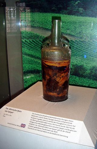 Speyer Wine on display at the History Museum of Palatinate, Speyer AuthorAltera levatur CC-BY-SA 4.0