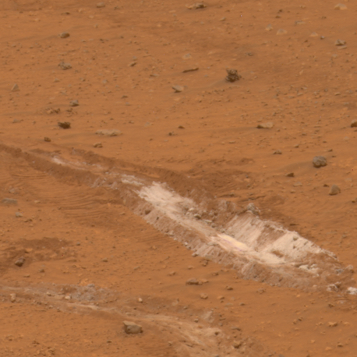 Exposure of silica-rich dust uncovered by the Spirit rover