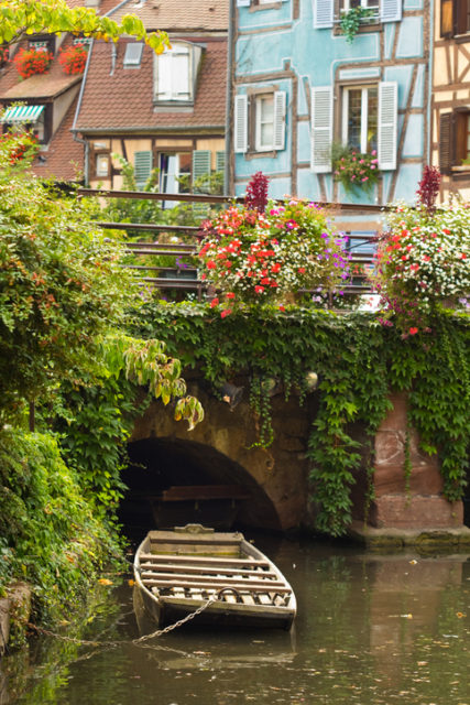 “Canal in Little Venice of Colmar, France”