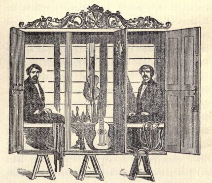 Davenport brothers cabinet.