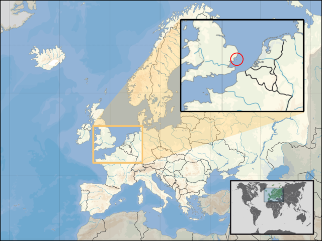 Location of Sealand. Author: David Liuzzo CC BY-SA 4.0