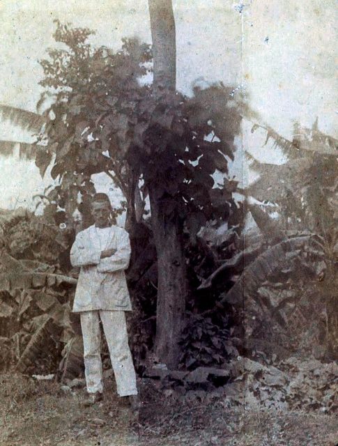 Rimbaud in Harar in 1883.