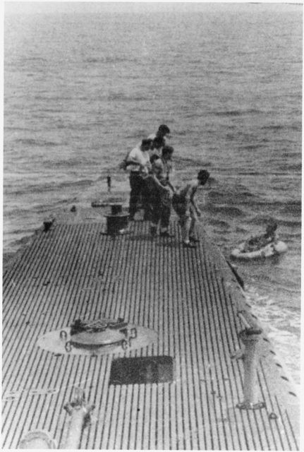 George Bush was saved by the lifeguard submarine USS Finback in August 1944