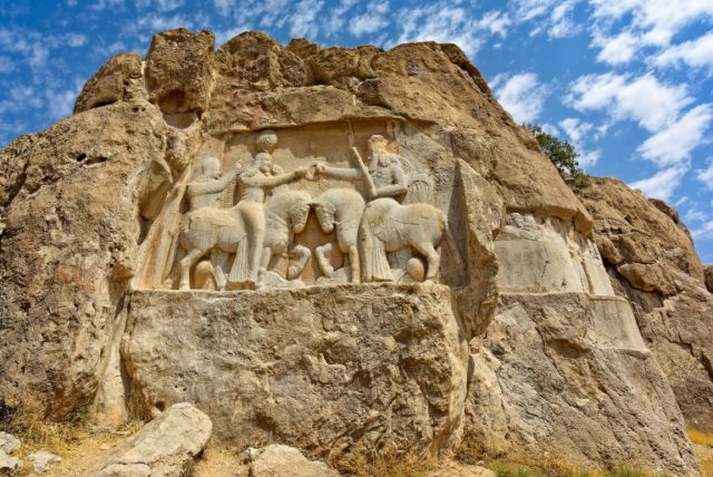 Tombs Achaemenid kings in Naqsh-e Rustam, Persepolis ruin Iran