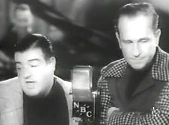 Abbott and Costello performing “Who’s on First?”