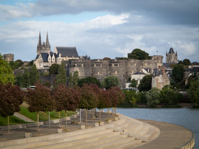 City view, Angers, France
