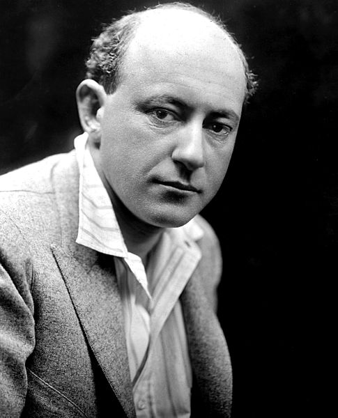 Publicity portrait of Cecil B. DeMille. On the back has been written: “Cecil B. DeMille, director of special productions for Artcraft Pictures”