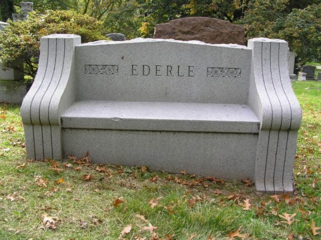 The grave of Gertrude Ederle Author: Anthony22 CC BY-SA 3.0