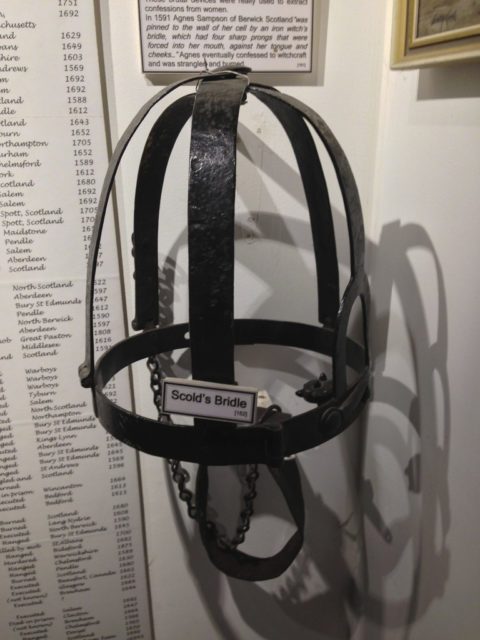 Scold’s Bridle Witch’s Bridle (The Witch Trials) Author: Glen Bowman CC By 2.0
