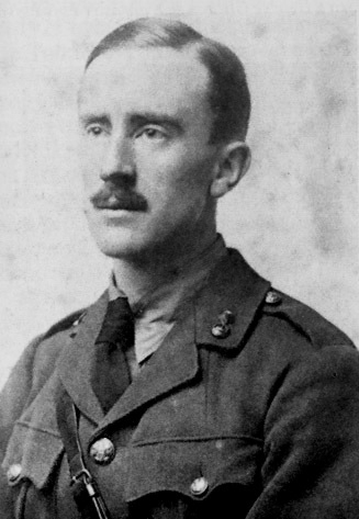 Tolkien, aged 24 in 1916