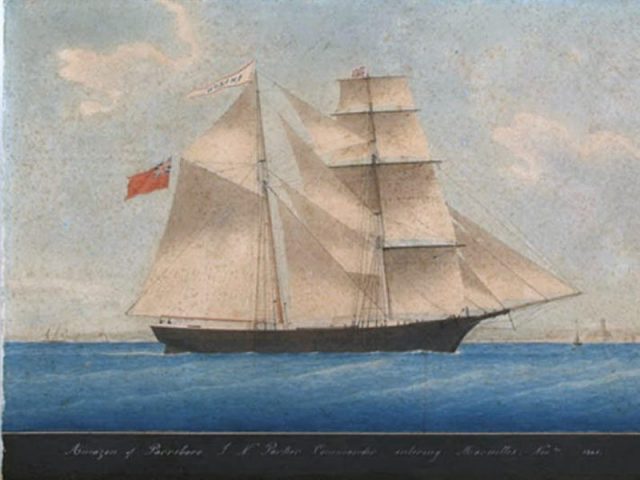 “Mary Celeste,” then named “Amazon,” in 1861