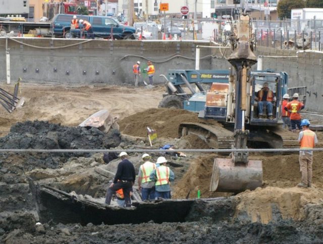 Construction workers find a buried ship under downtown San Francisco Photo: Phliar/Flickr CC By 2.0