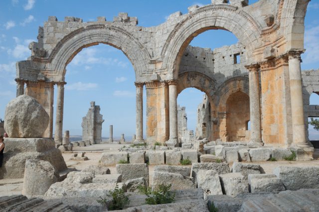 Basilica of St Simeon near Allepo in Syria