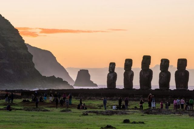 Located in the southeast Pacific and is famous for its approximately 1,000 carvings of moai, human-faced statues.