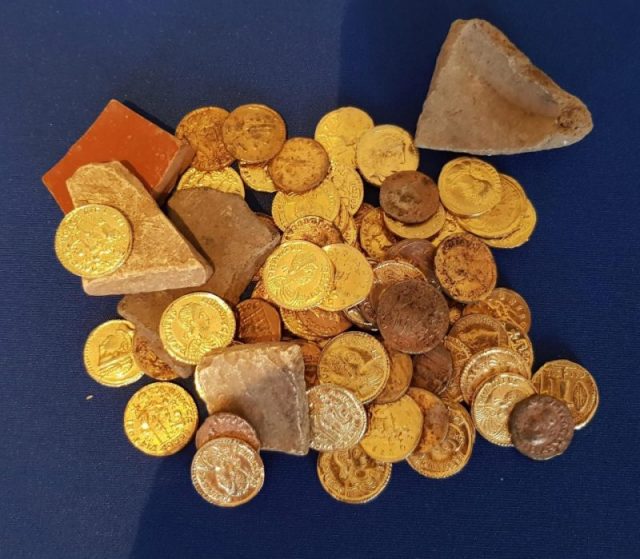 They identified six Emperor Nero coins and, calculating they were worth about close to $40,000 each. Photo by: Andy Sampson