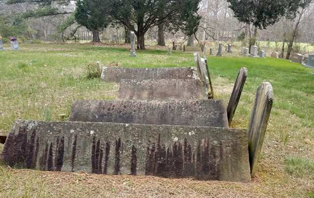 These stone A-frame grave tops are found mostly in Tennessee, although they can be seen in lesser numbers in Kentucky, Alabama, Arkansas, and Georgia. Photo Credit: Terri Likens