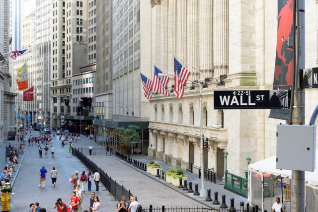 New York City, USA – June 25, 2016: The New york Stock Exchange on the Wall street in New York, NY. It is the largest stock exchange in the world by market capitalization.
