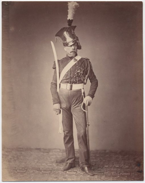 Monsieur Verlinde of the 2nd Lancers 1815. Photo by: Brown University Library