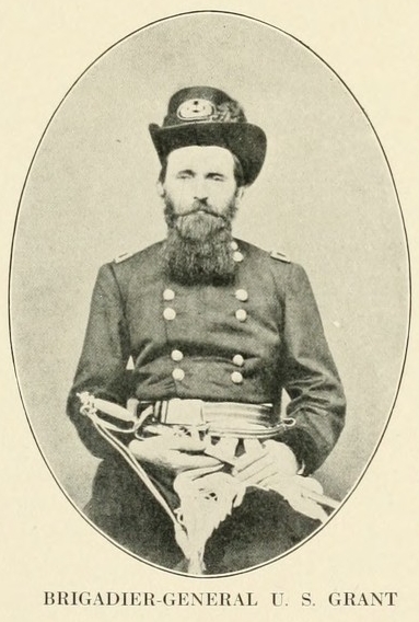Union Brigadier General Ulysses S. Grant photographed at Cairo, Illinois