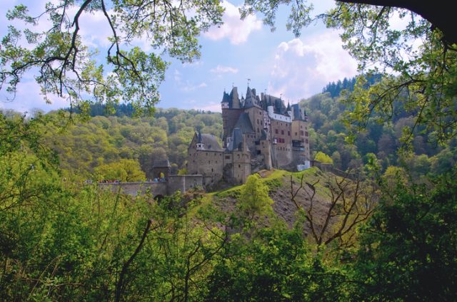 Amazing romantic castle of Germany, one of the most beautiful castles of Europe. Construction started prior to 1157.