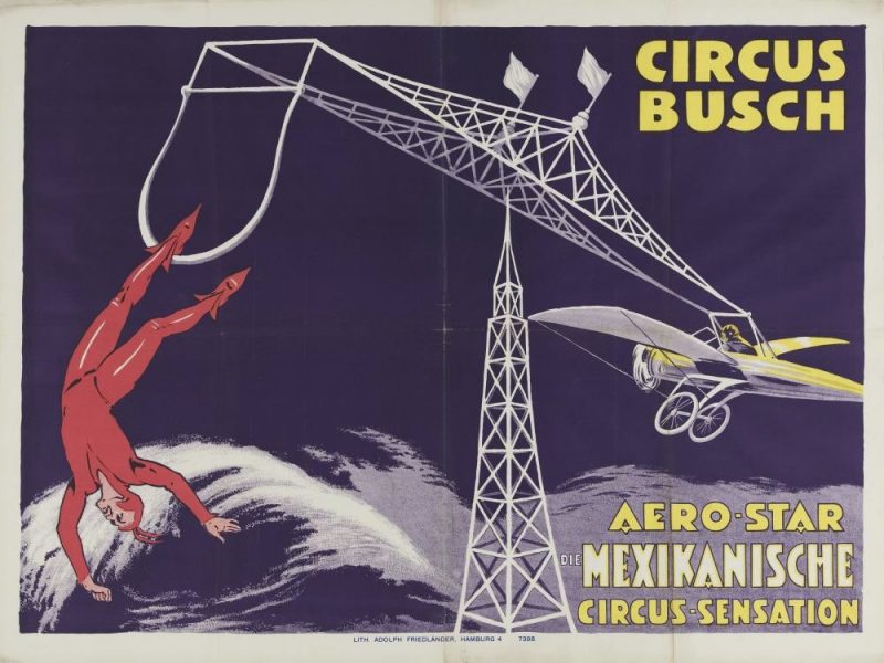 1923 Circus Busch. Aero-star. The Mexican Circus Sensation