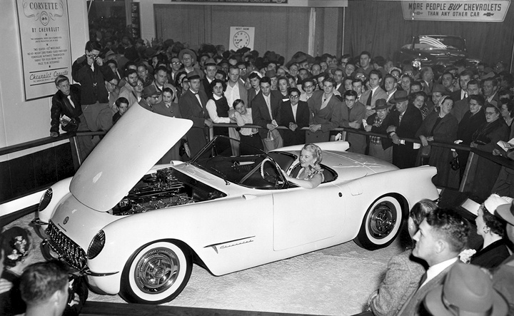 corvette 1953 GM Motorama Car show