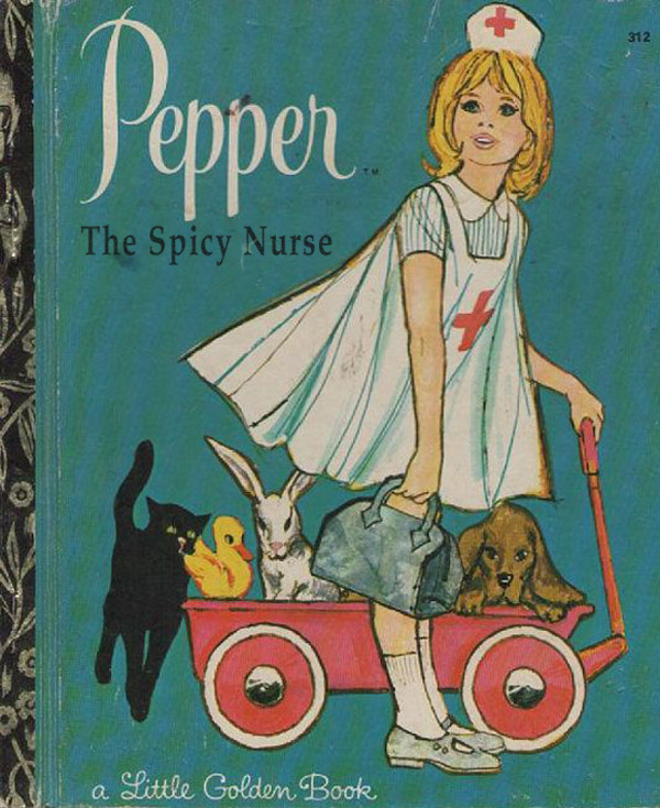 Here comes Nurse Pepper