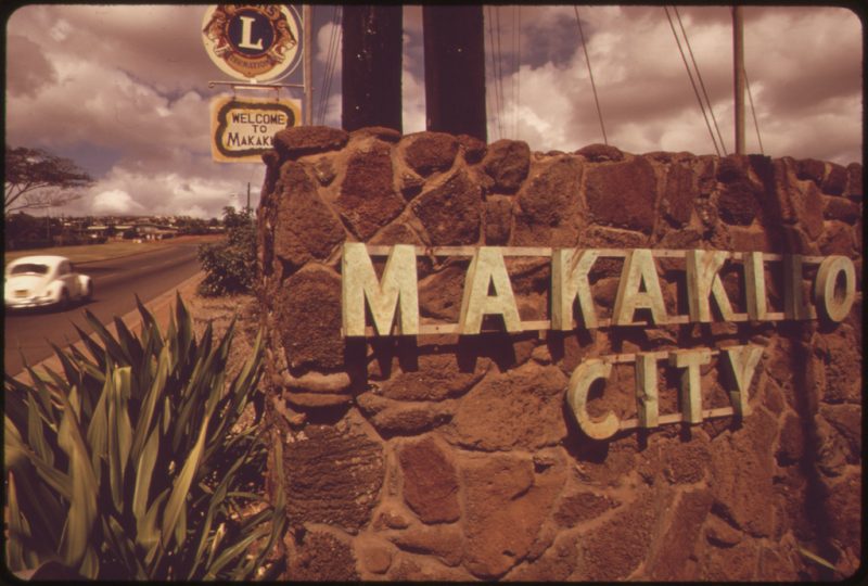 Makakilo is built on a dry, rock slope. Environmentalists hailed its designation for urban development, made ten years ago because it was clearly not suitable to agriculture