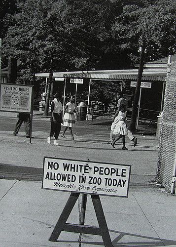 Occasionally, a few days were designated to allow black people to attend the zoo with the restriction placed on whites.