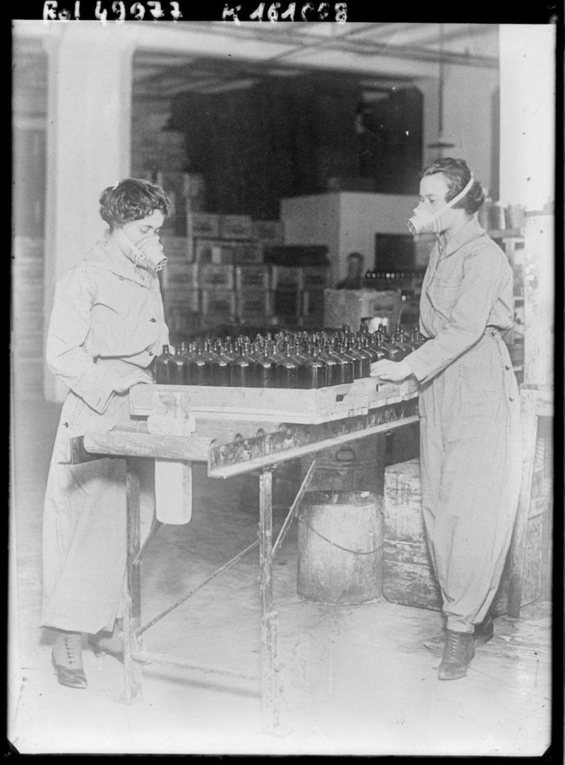 Women working in a factory America