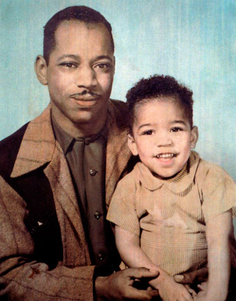 Jimi Hendrix and dad