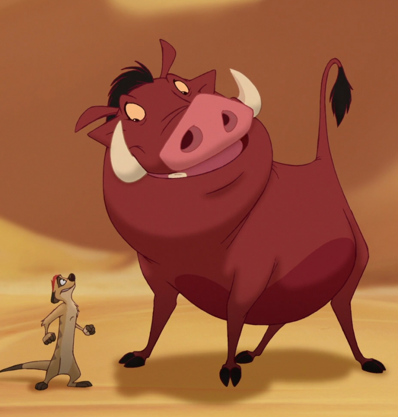 Pumbaa is the first Disney character to ever fart