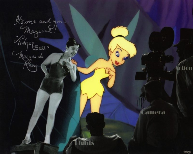 Tinkerbell is not based on Marilyn Monroe, but on reference model Margaret Kerry