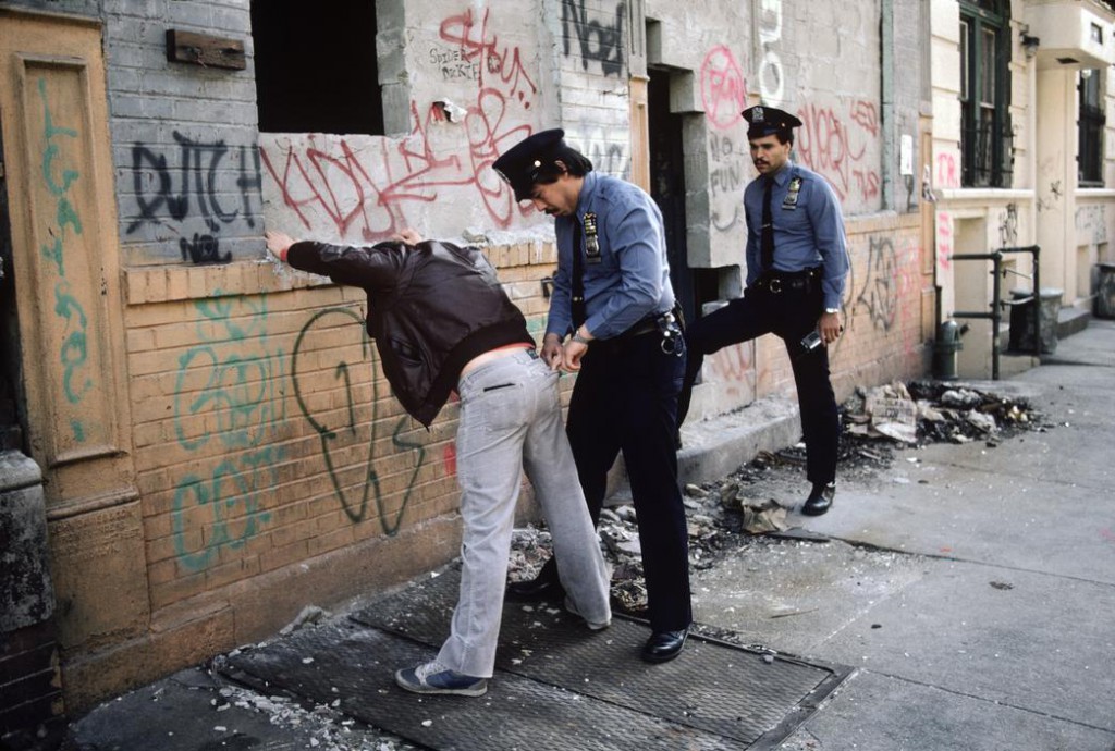 man busted NYC 80s