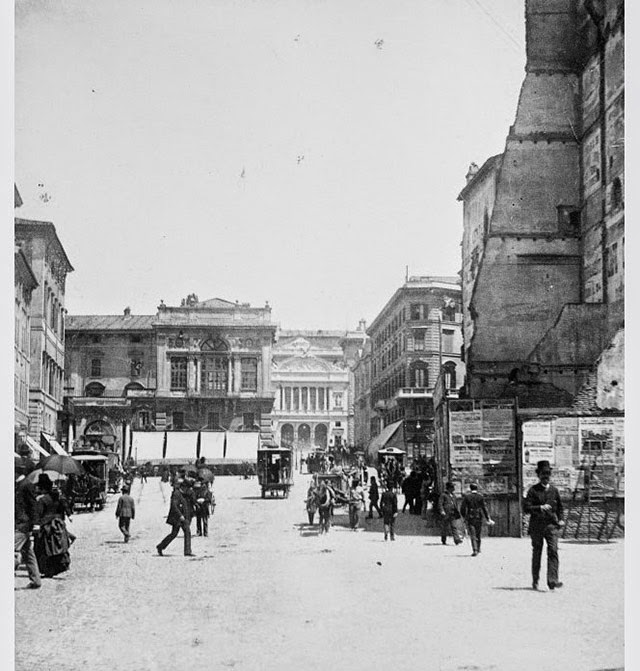 G. Primoli, View of piazza Venezia towards via IV Novembre, c. 1890.