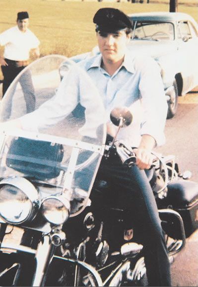 Elvis arrived on his Harley Davidson at RCA's Studio B Recording Studio early on the morning of January 12, 1964