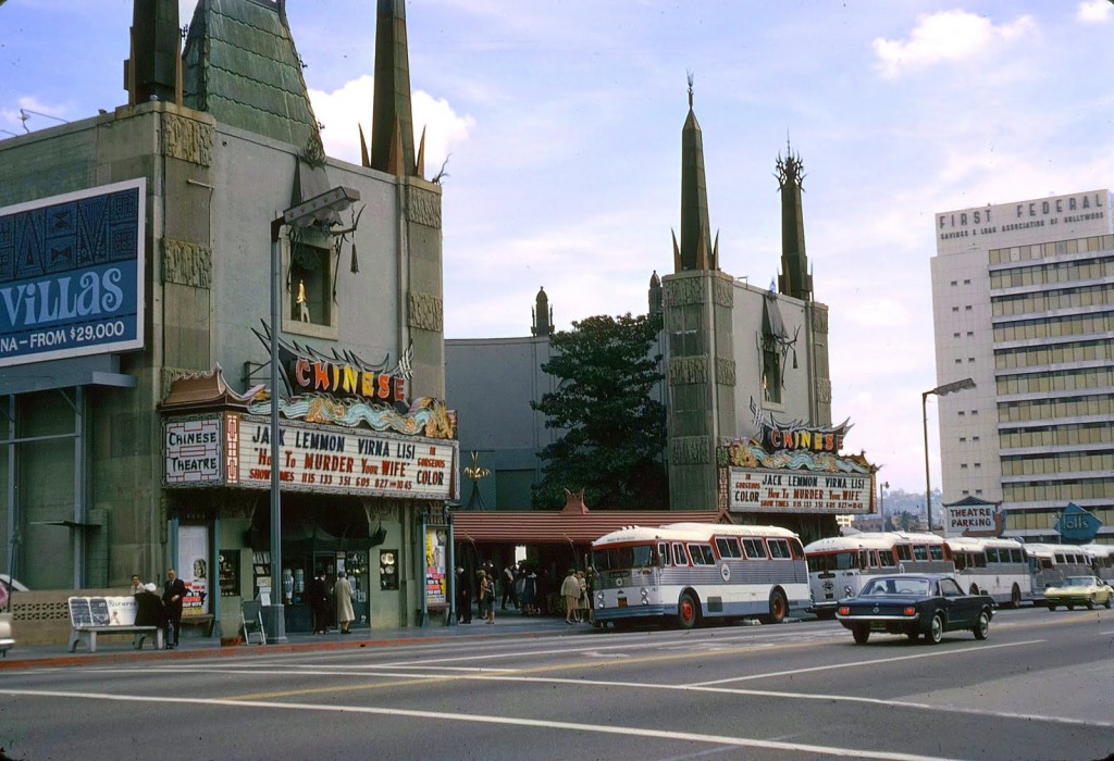 Gravmans Chinese Theater Hollywood Blvd, 1965