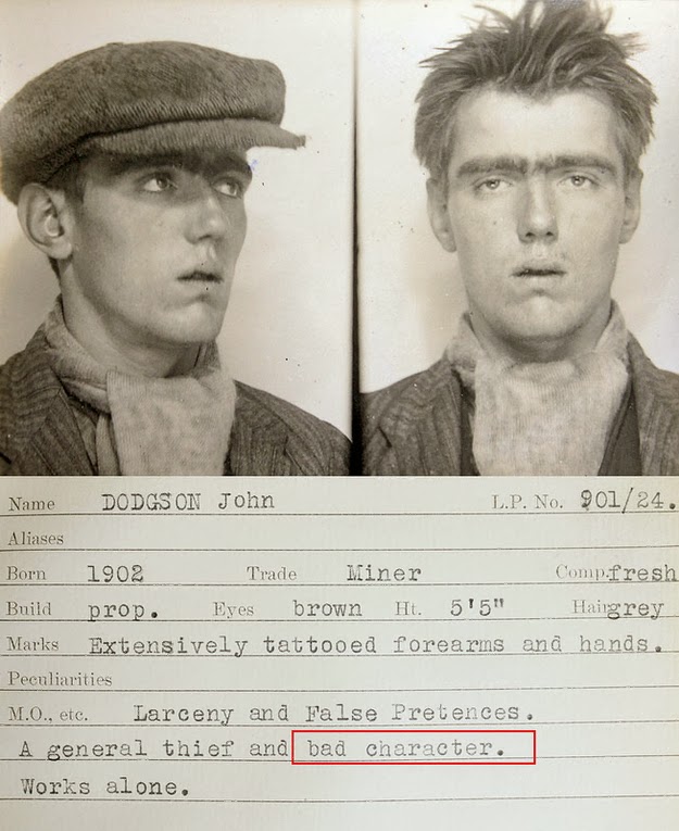 Mugshots from the 1930's with Curious Details (2)