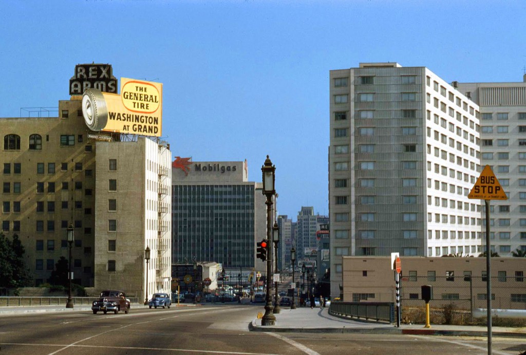 Rex Arms, Mobilgas - Los Angeles, 1954