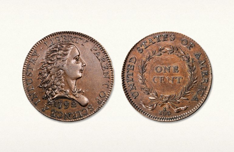 The Birch Cent. The first ‘penny’ coin, one only of ten left