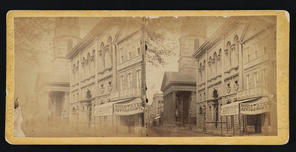 Circular Church and Secession Hall, Charleston, between 1861 and 1865.