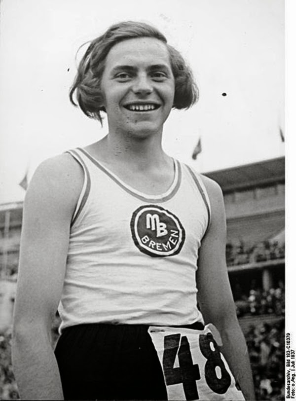 Dora Ratjen, a German Olympic athlete, who was arrested at a train station on suspicion of being a man in a dress, 1938 2