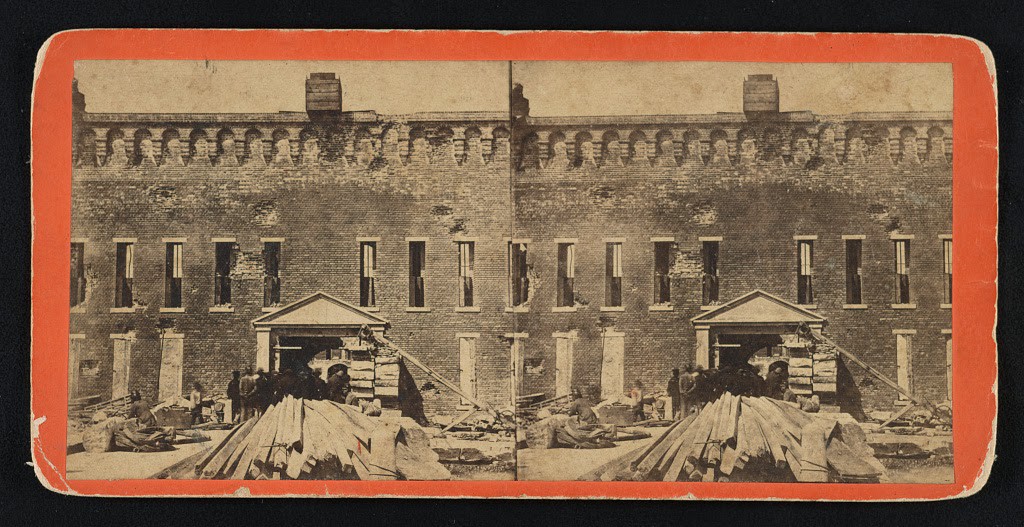 Fort Sumter entrance, Charleston, S.C., between 1861 and 1863.