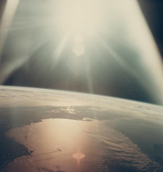 The Floridian peninsula seen from Apollo 7 in 1968. Photo © Bloomsbury Auctions