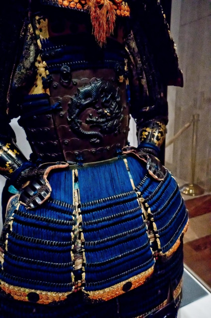 Closer view of the torso of the Yokohagidō Armor 18th century CE Japan.
